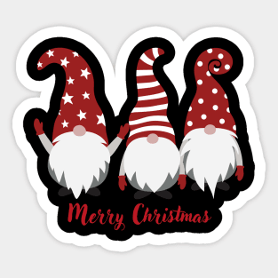 Christmas gnomes humor Sticker